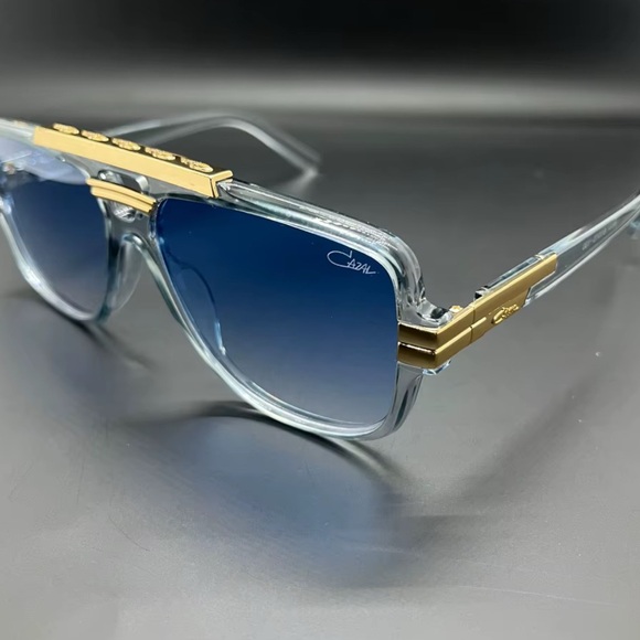 Cazal Blue and Gold Sunglasses - Picture 1 of 1